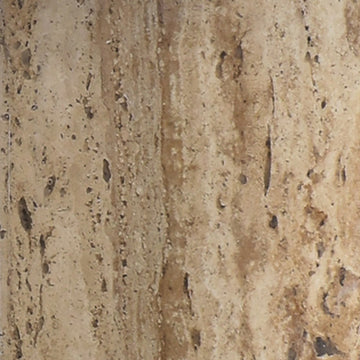 Javier 14" Contemporary Natural Marble Handmade X-Shaped End Table - JONATHAN Y